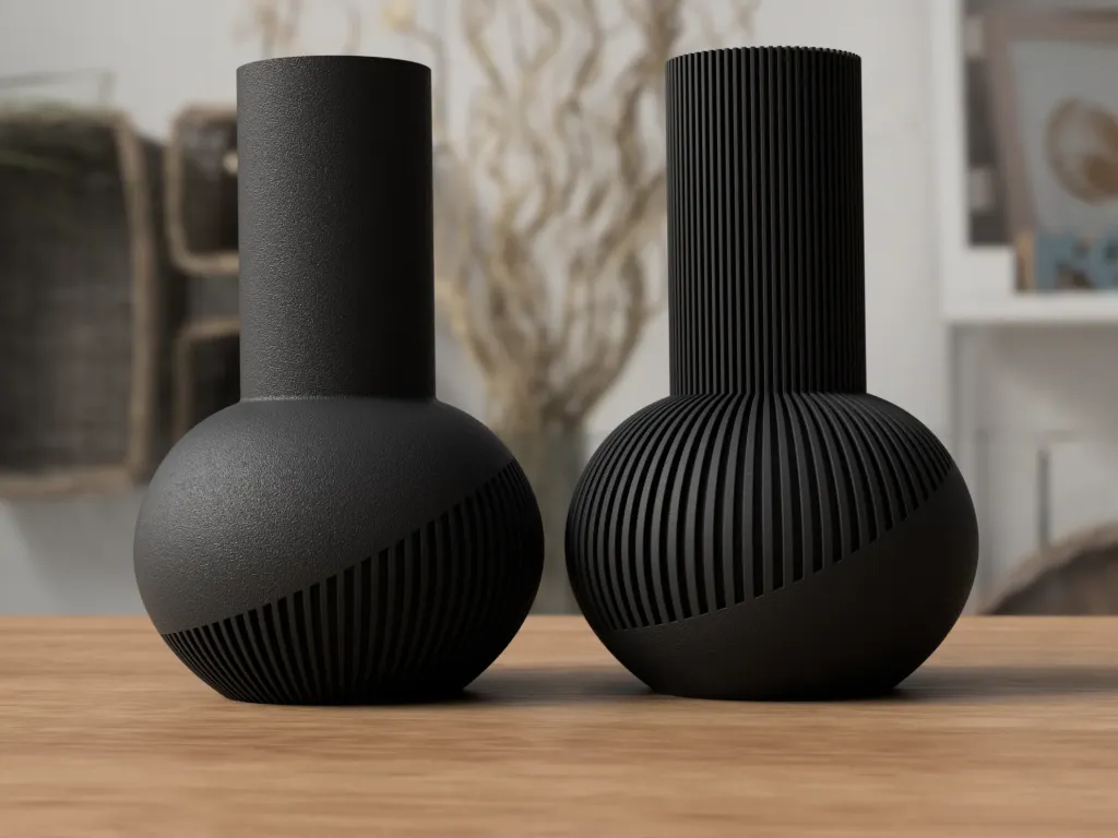 Tama Japandi Vase (Black)