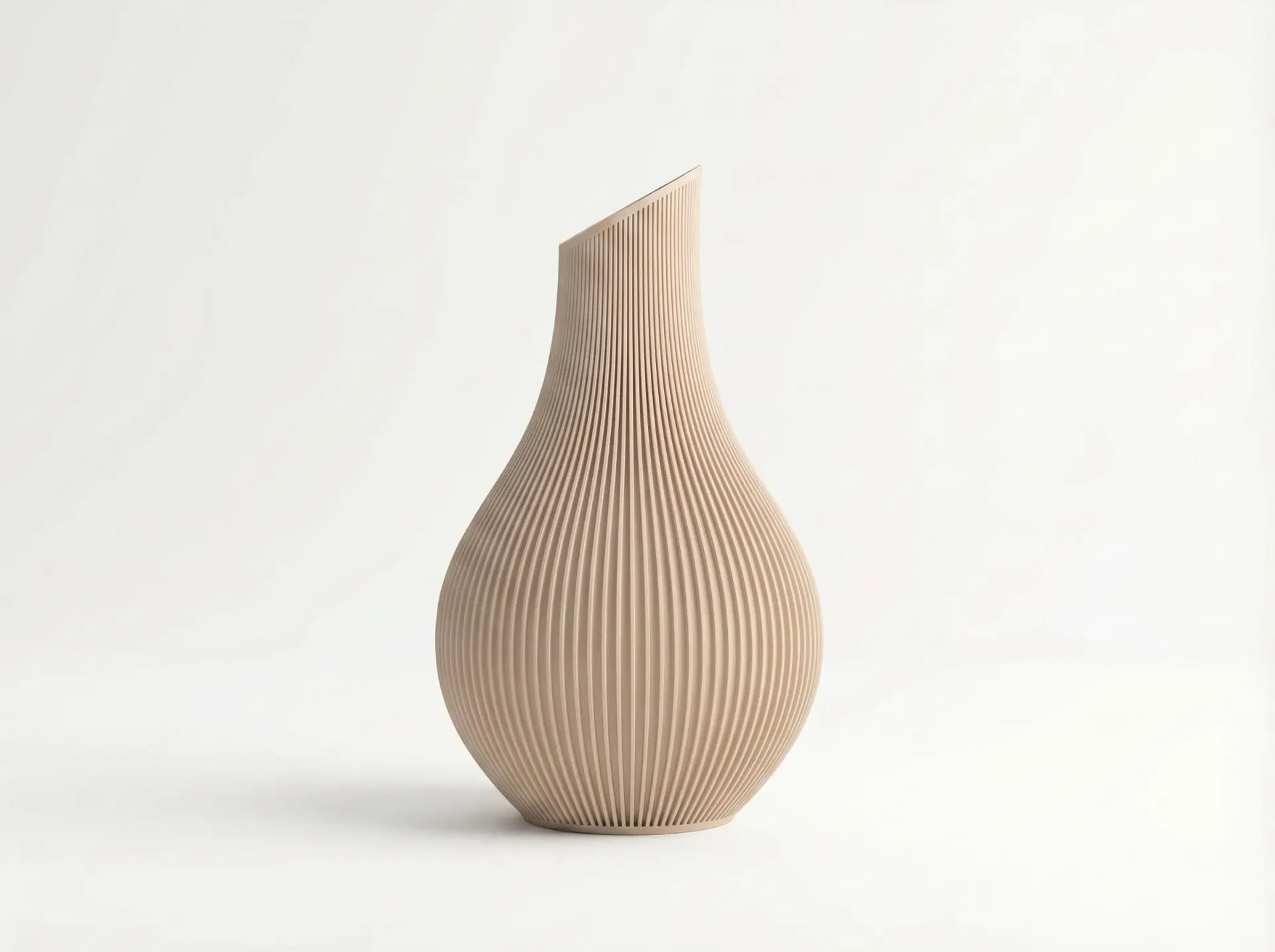 Shizu Vase (Beige (Small))