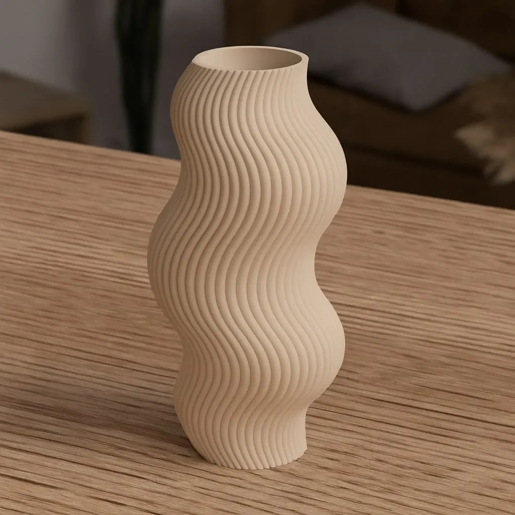 Nagare Vase (Beige (Large))